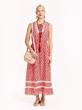 EUC Kate Spade New York Posy Ikat Patio Dress Size 6